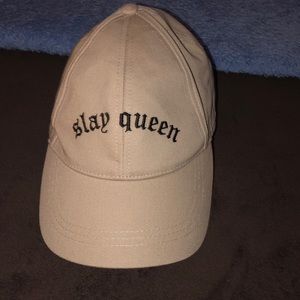 Cute beige dad hat
